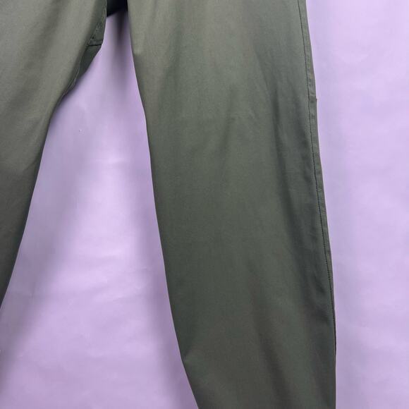Lululemon ABC Jogger, Olive Green, Recycled Fabric, Casual Athleisure Pants - Picture 11 of 15
